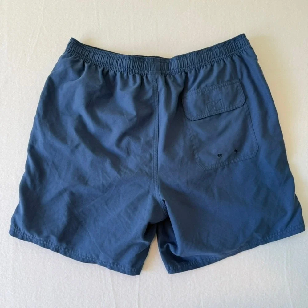 Vineyard Vines Mens Navy Blue Mesh Lined Swim Trunks Board Shorts Size Large